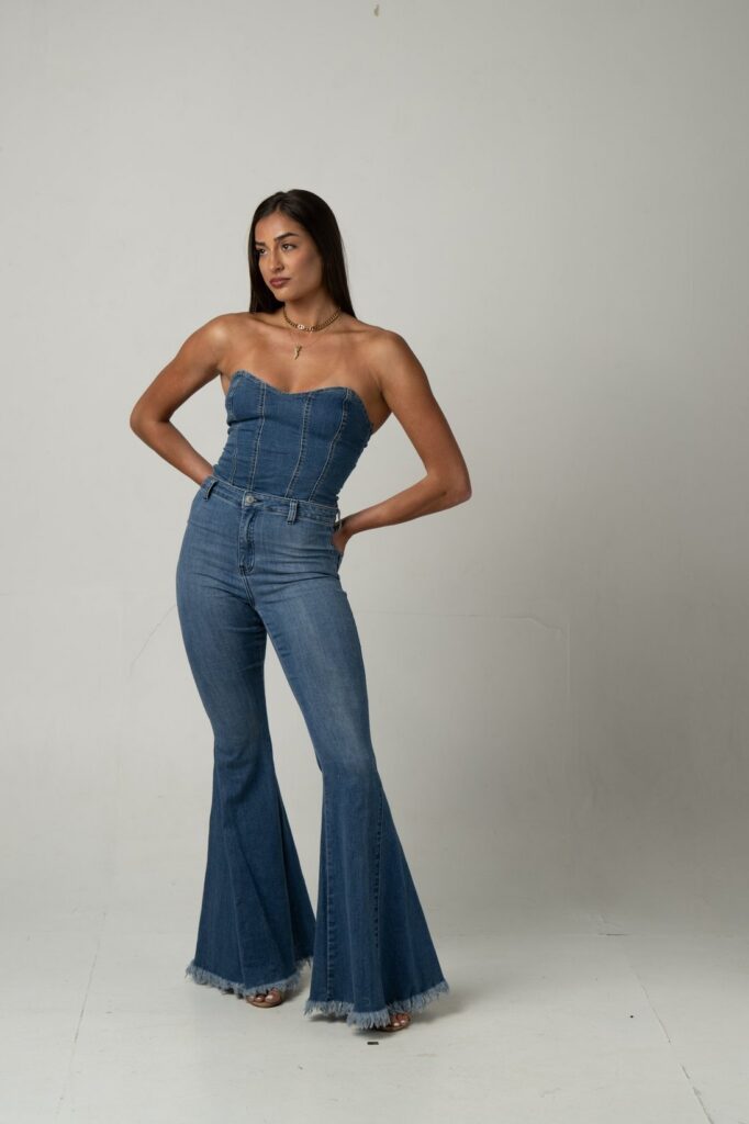 Cat DiNanno Denim Jumpsuit